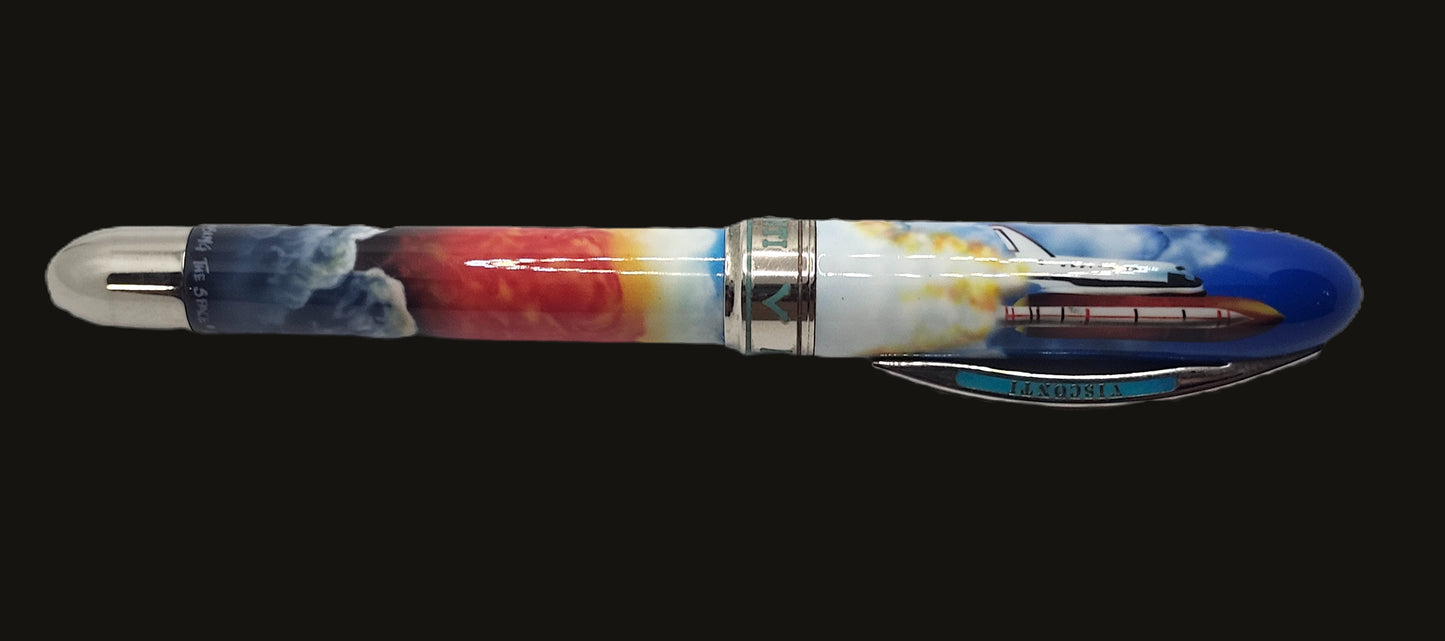 Limited Edition VISCONTI Mazzi 2005 Climbing the Space Pen 109/205 w/ 14k Nib image 6