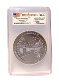 2011 CHICKASAW  5 Oz. SILVER PCGS MS69DMPL FIRST STRIKE  Signed Mercanti image 0