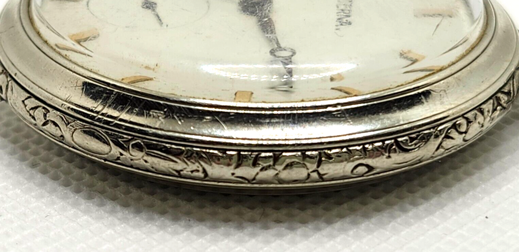 Antique Eterna Swiss Pocket Watch w/ Double Headed Eagle Symbol image 4