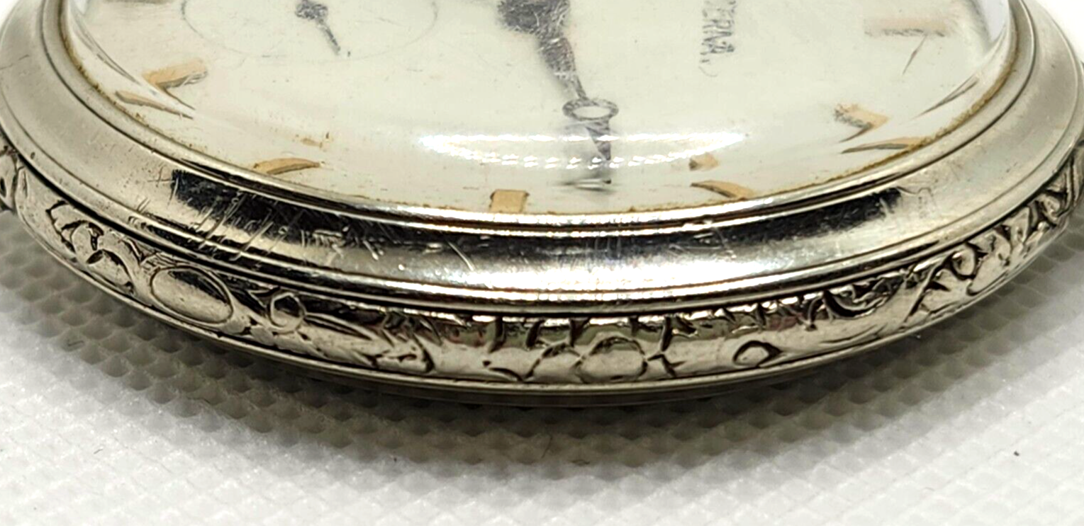 Antique Eterna Swiss Pocket Watch w/ Double Headed Eagle Symbol image 4