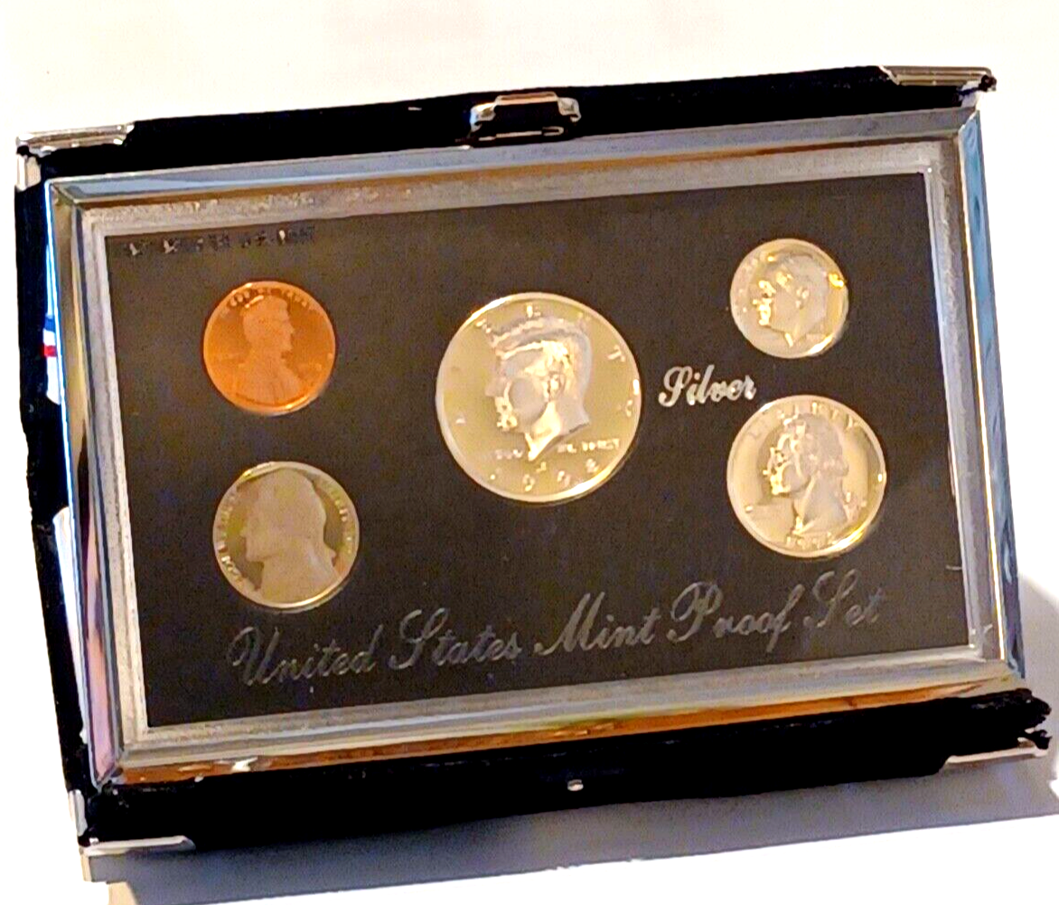 1998 U.S. Mint PREMIER SILVER PROOF Set Original Mint Packaging & COA image 2
