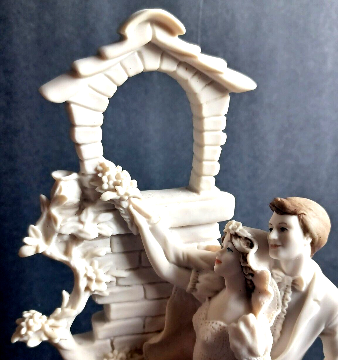 Giuseppe Armani 0201F Love in Bloom Bride & Groom Married Couple w/ Bouquet image 2