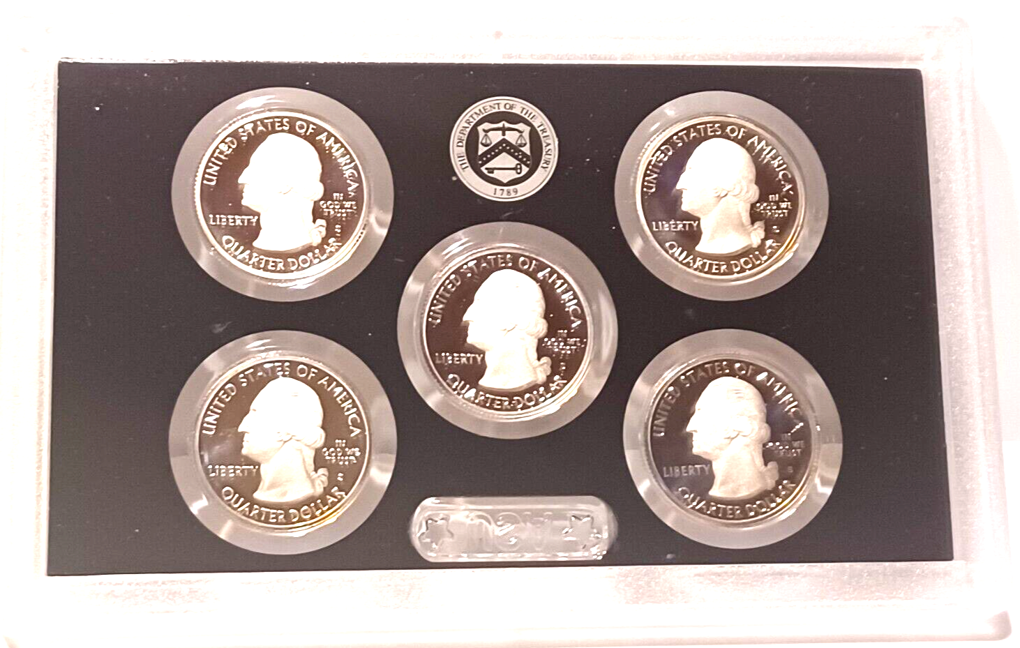 2018 S US Mint Silver Proof Set - 10 Coins COA Original Box image 4