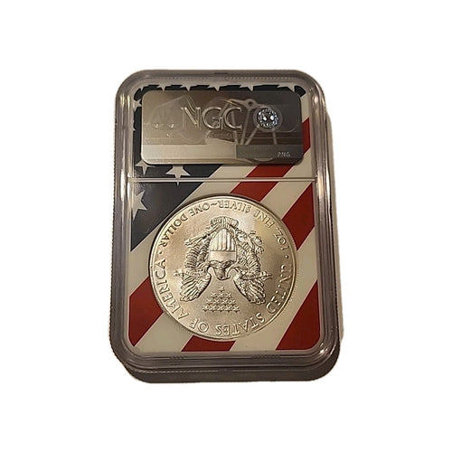 2014 US Silver $1 Eagle NGC MS69 image 1