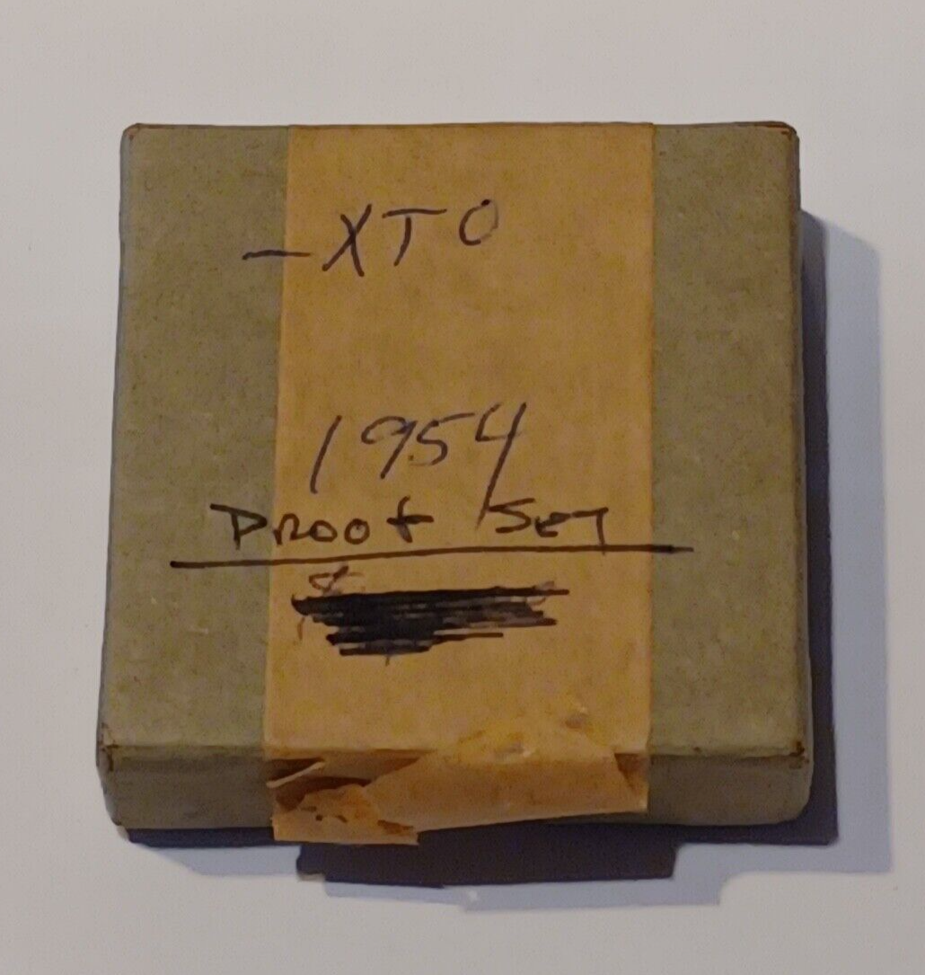 1954 US MINT ORIGINAL PROOF SET IN Original Box & Tissue image 9
