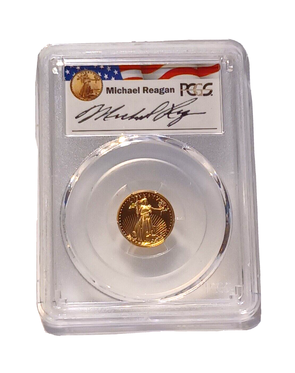 1994-W $5 Gold Eagle PCGS PR69DCAM Reagan Legacy Series image 0