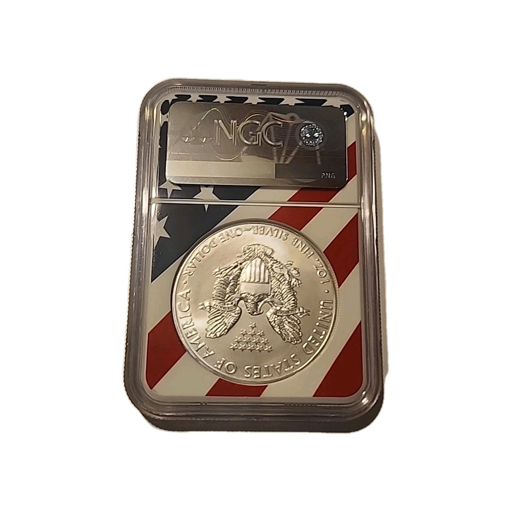 2015 US Silver $1 Eagle NGC MS69 image 1