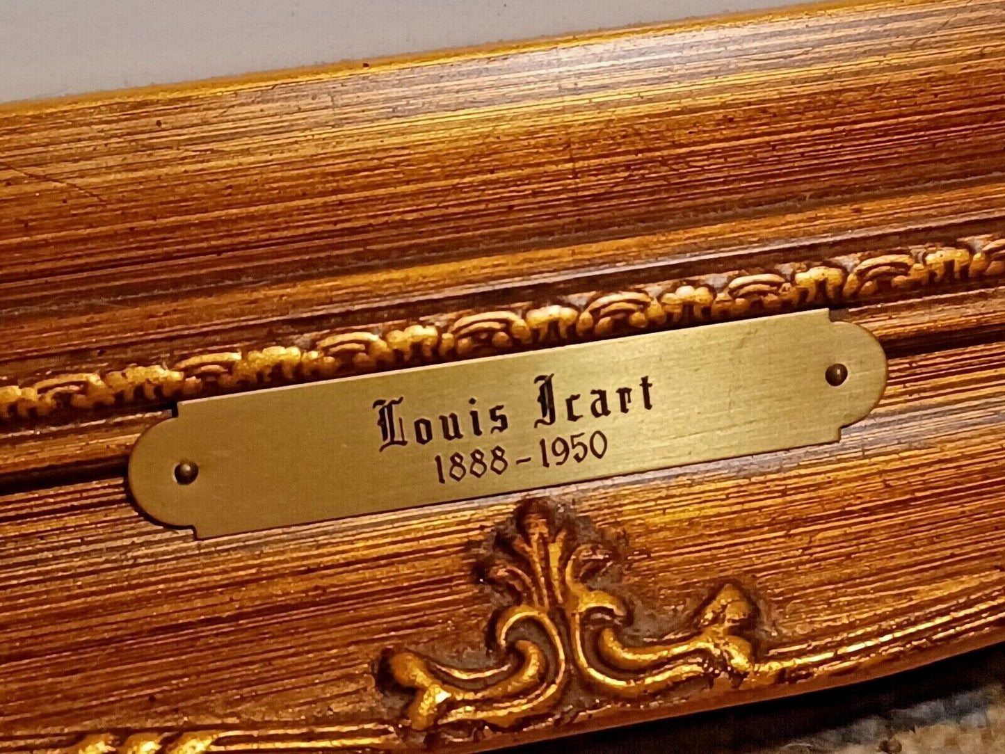 Framed Louis Icart, Regarde (Look), Drypoint Etching, Signed in Pencil with COA image 8