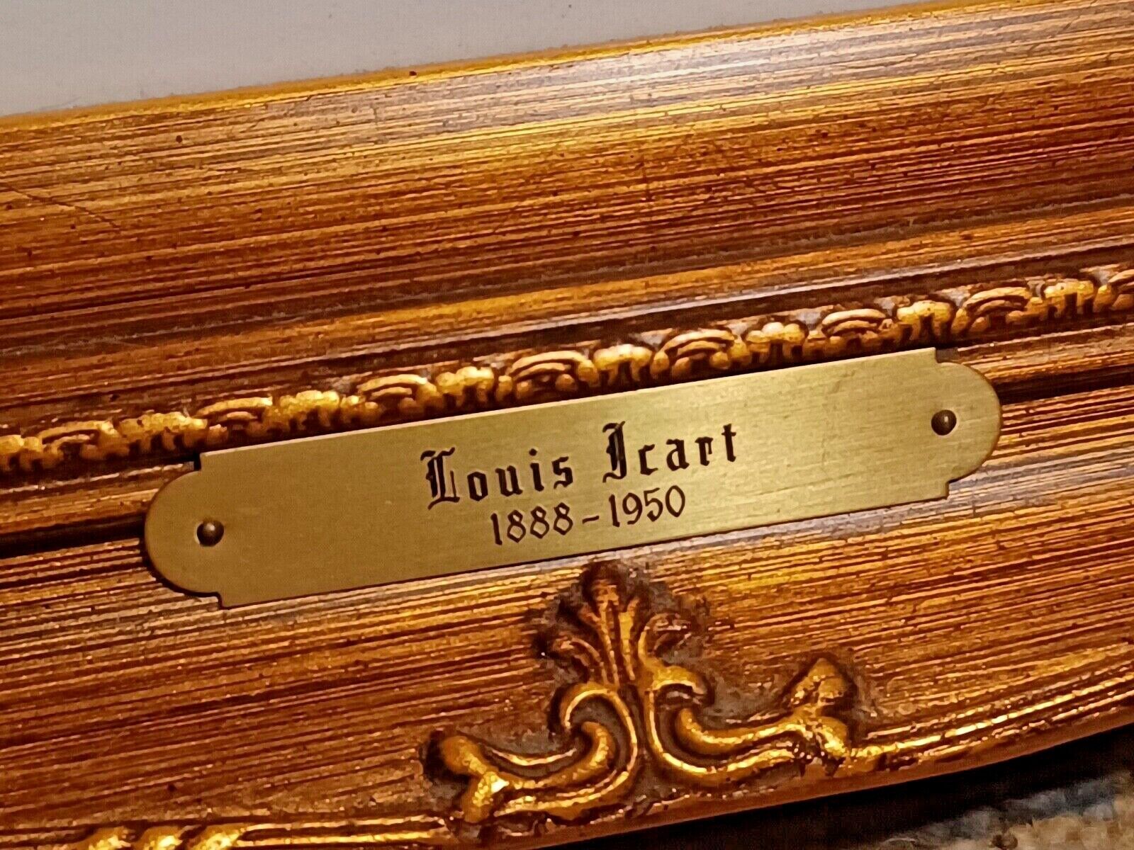 Framed Louis Icart, Regarde (Look), Drypoint Etching, Signed in Pencil with COA image 8