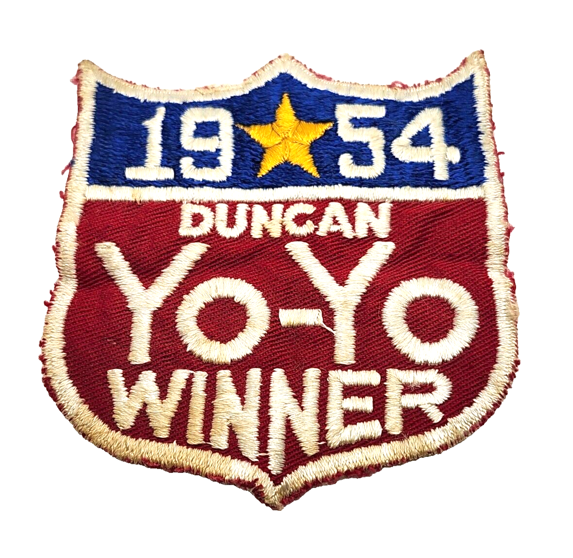 Vintage 1954 Duncan Yo-Yo Winner Patch image 0