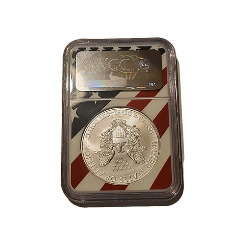 2009 US Silver $1 Eagle NGC MS69 image 1