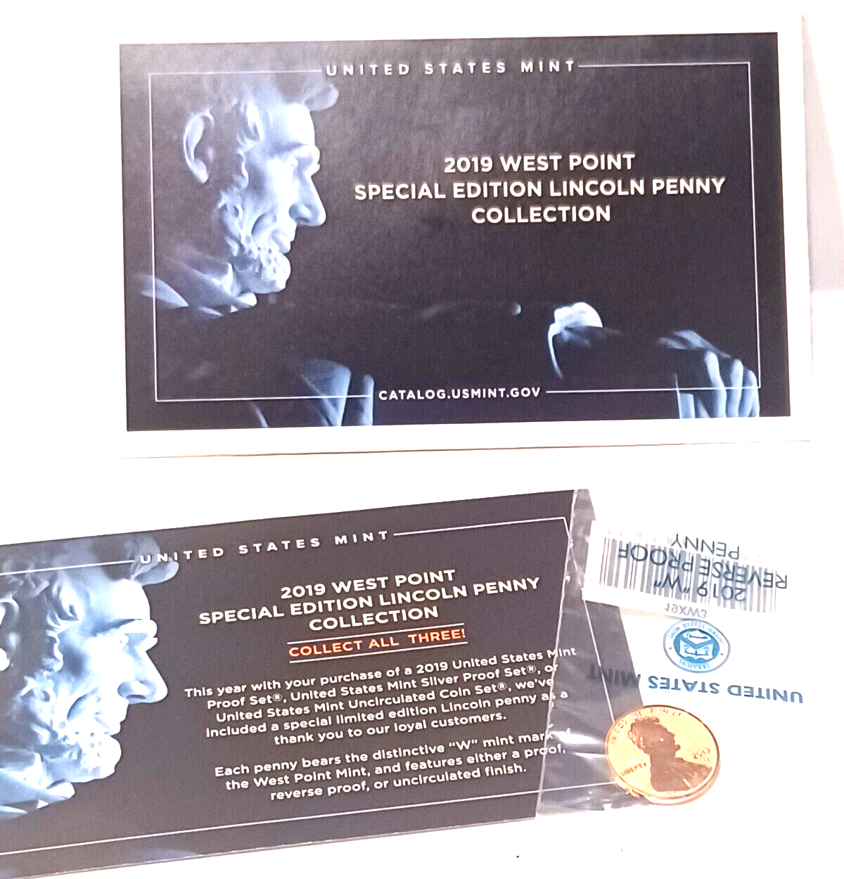 2019 S US Mint Silver Proof Set - 11 Coins COA Original Box image 6