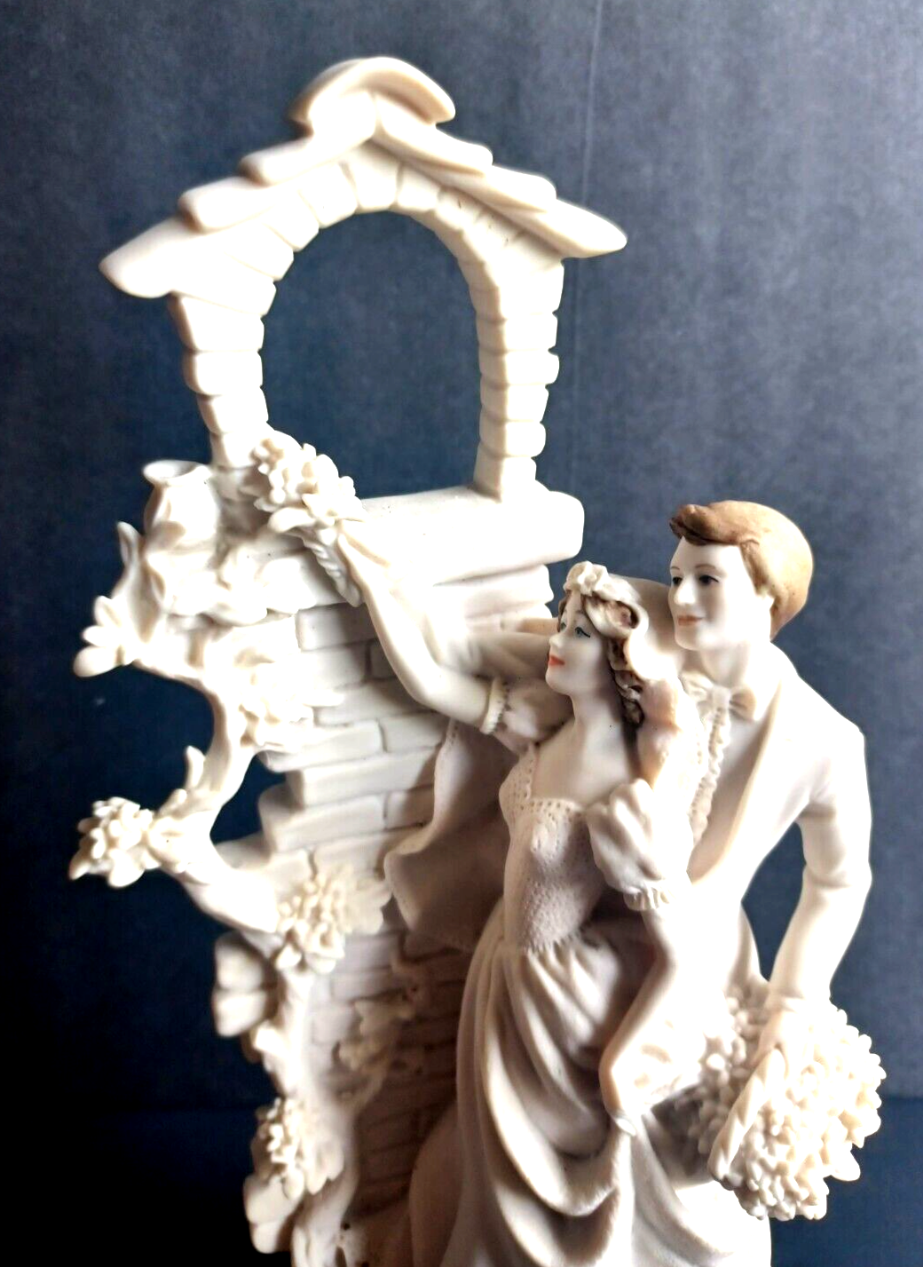 Giuseppe Armani 0201F Love in Bloom Bride & Groom Married Couple w/ Bouquet image 1