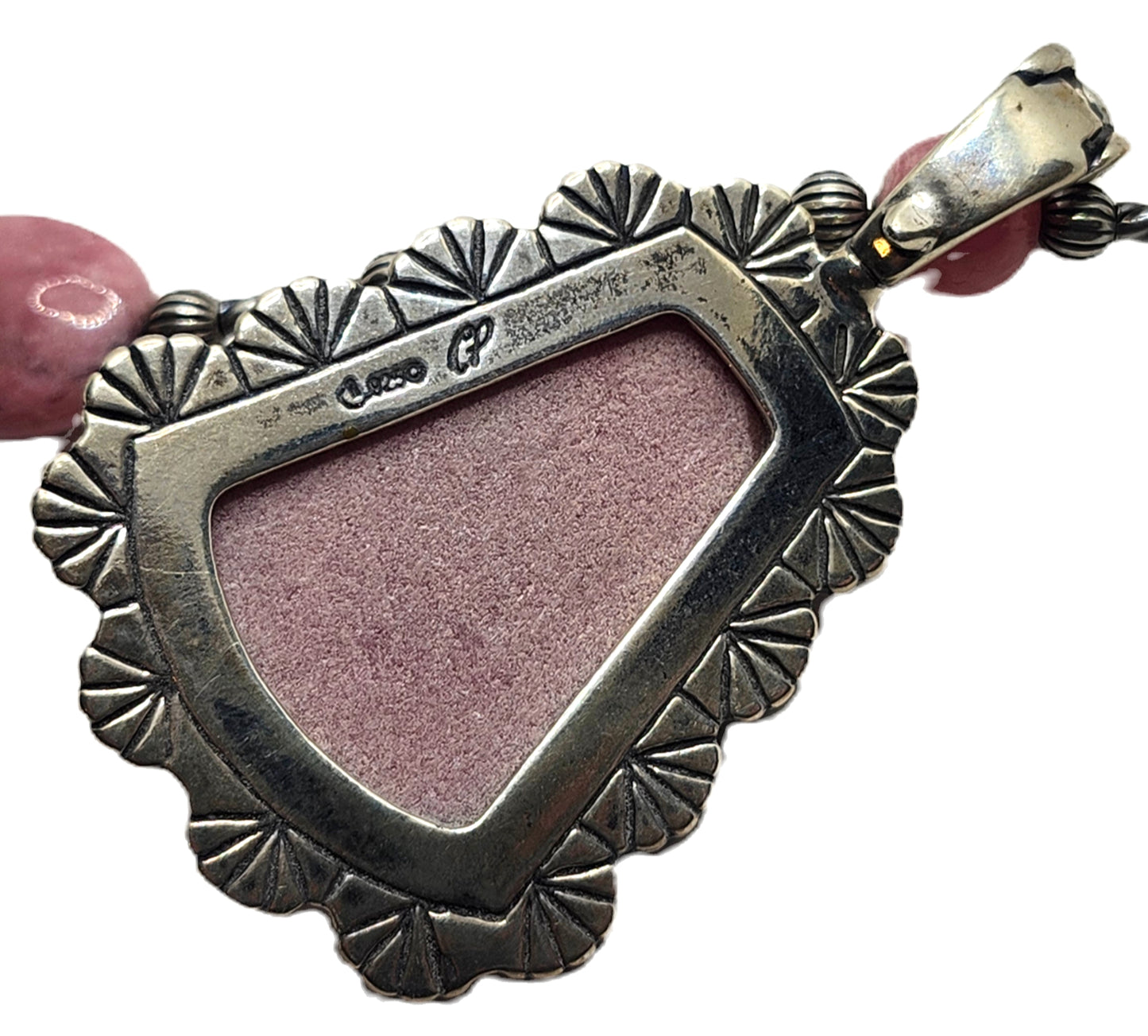 Carolyn Pollack Relios Sterling Silver & Rhodolite Pink Necklace w/ Enhancer image 7