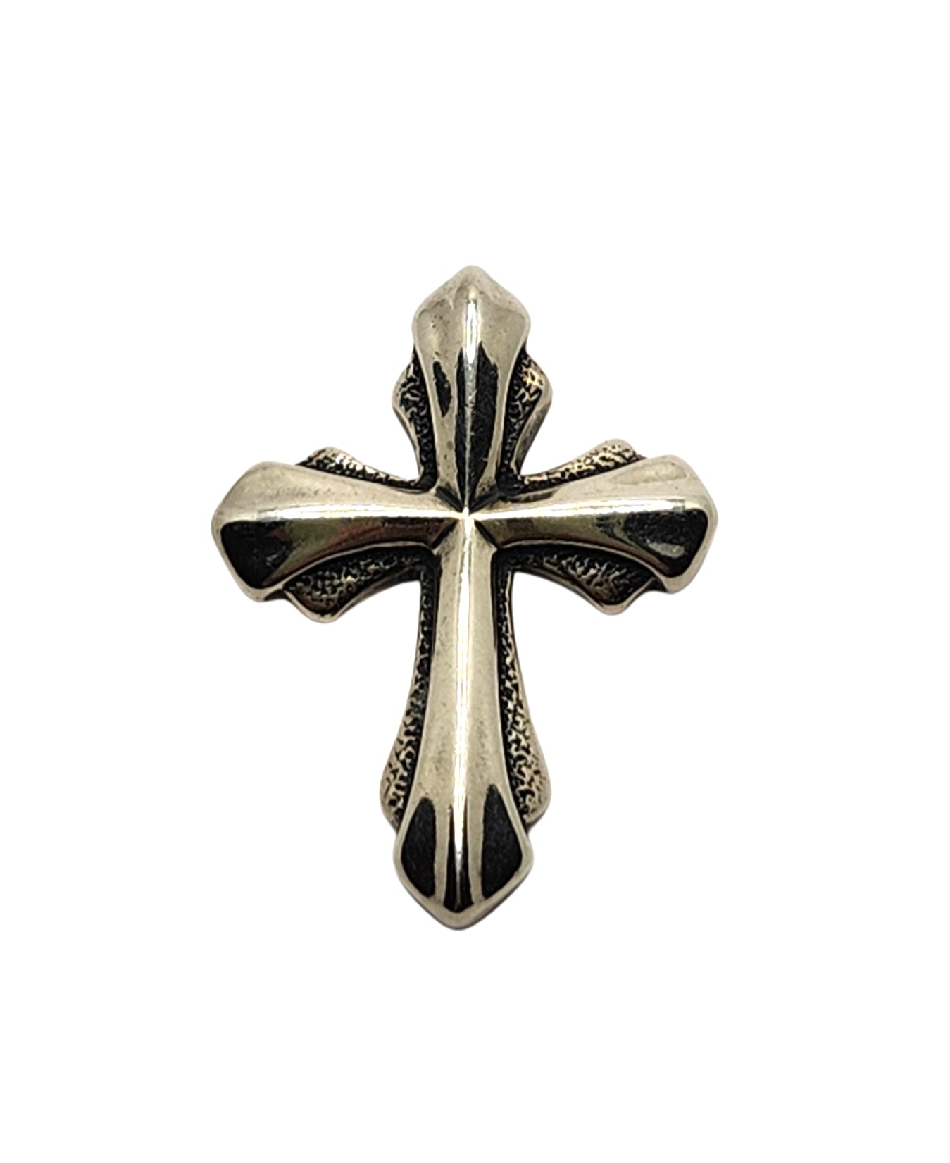 BWL Bill Wall Leather Sterling Silver Medium 2005 Cross Pendant image 0