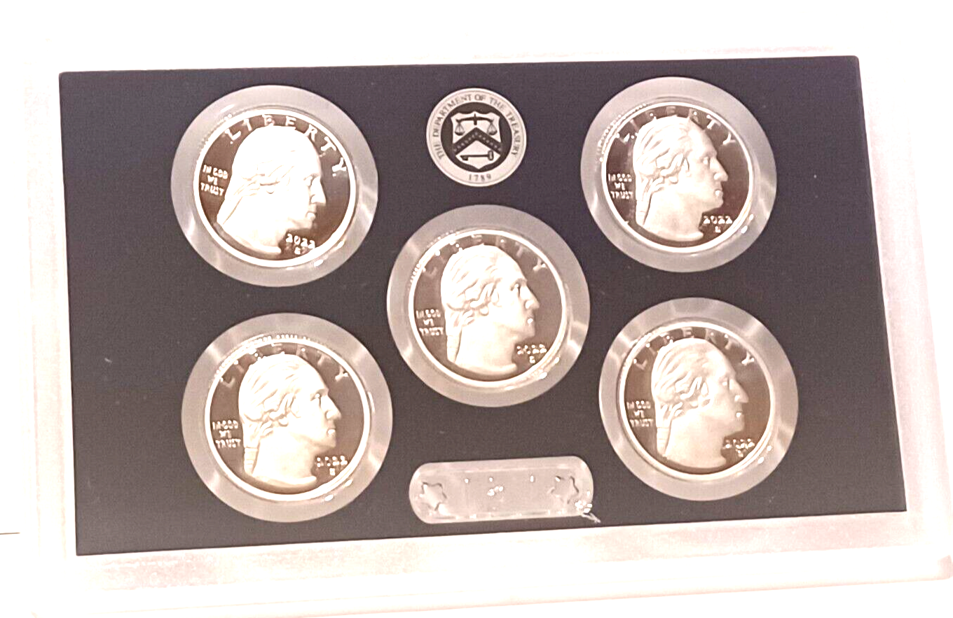 2022 United States Mint Silver Proof Set 10 Coin Set w/ COA image 4
