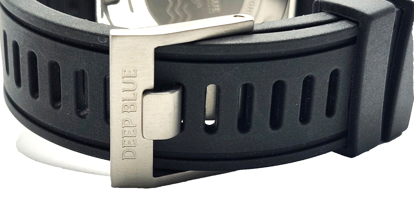 NEW! Deep Blue Daynight 65 T-100 Tritium Automatic Men's Dive Watch w/ 2 bands image 7