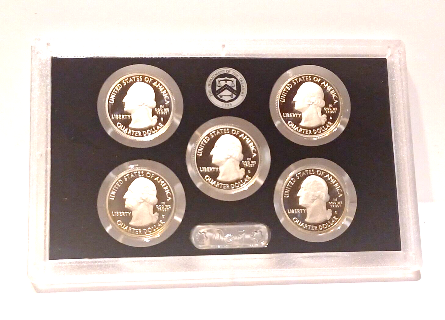 2017 S US Mint Silver Proof Set - 10 Coins COA Original Box image 4