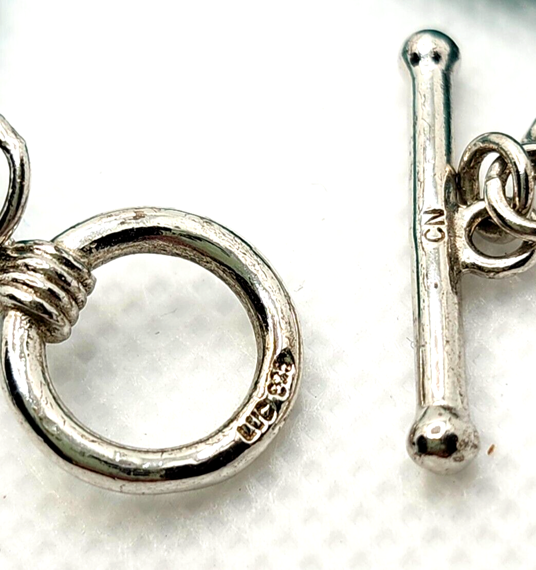 Lucas Lameth Double Stand Turquoise Sterling Silver Necklace & Pendant image 7