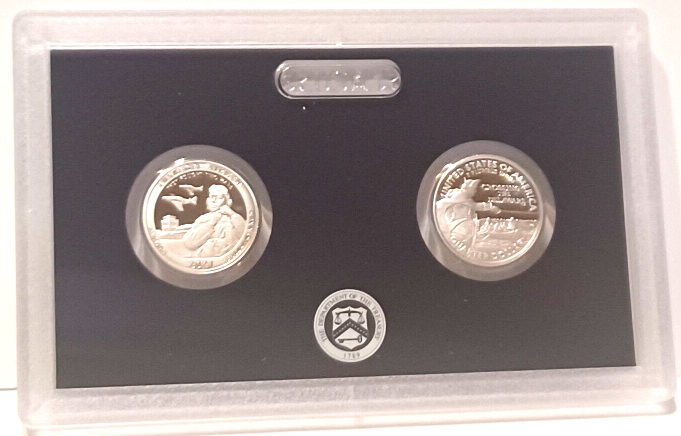 2021 United States Mint Silver Proof Set 7 Coin Set w/ COA image 5