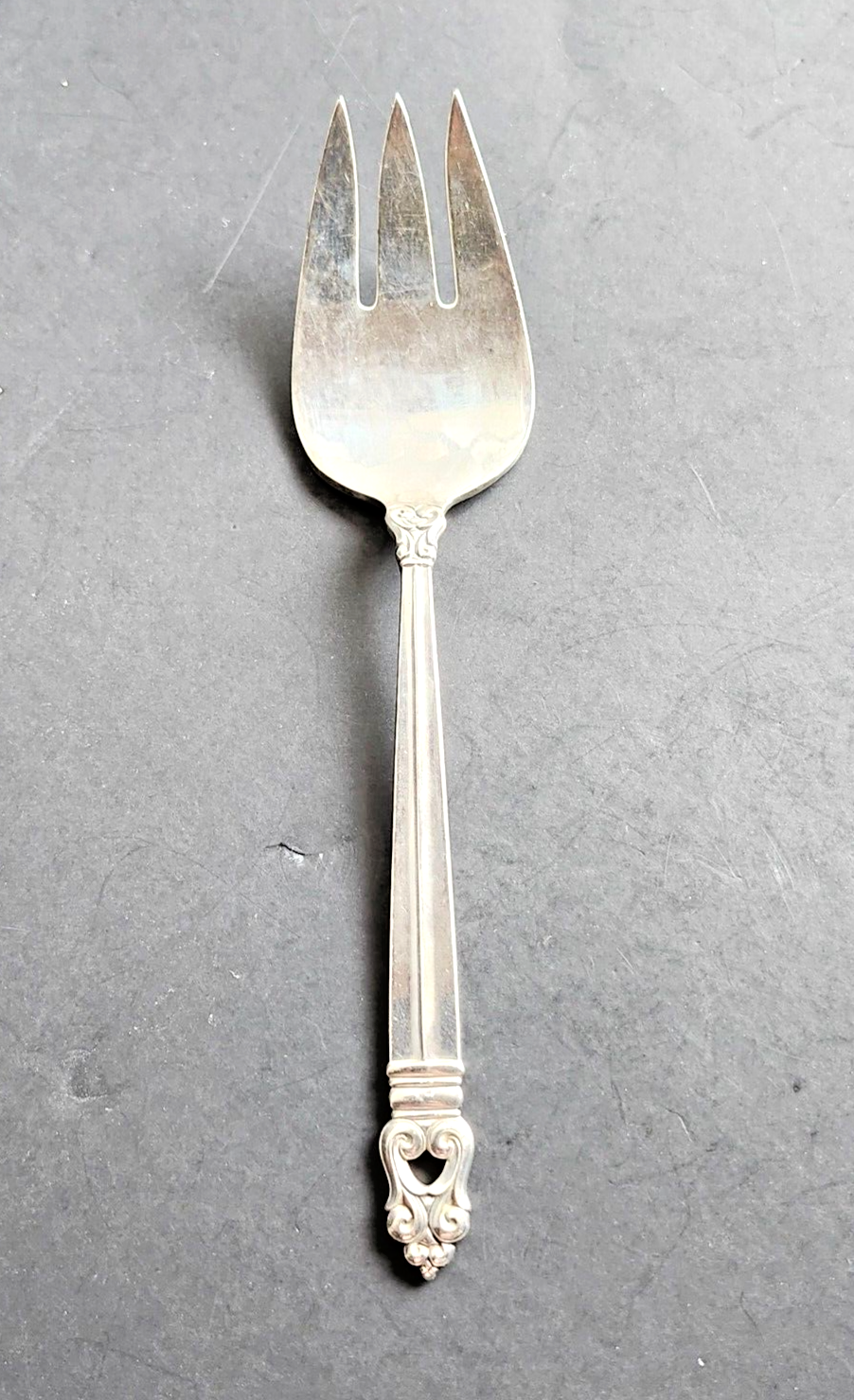 Royal Danish by International Sterling Silver Solid Cold Meat Serving Fork image 0