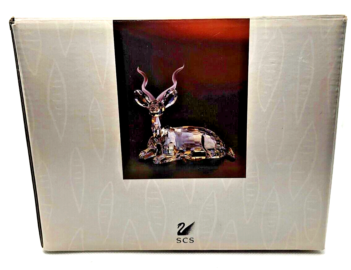 Swarovski Crystal 1994 Inspiration d' Africa Annual Edition Kudu Figurine w/ Box image 5