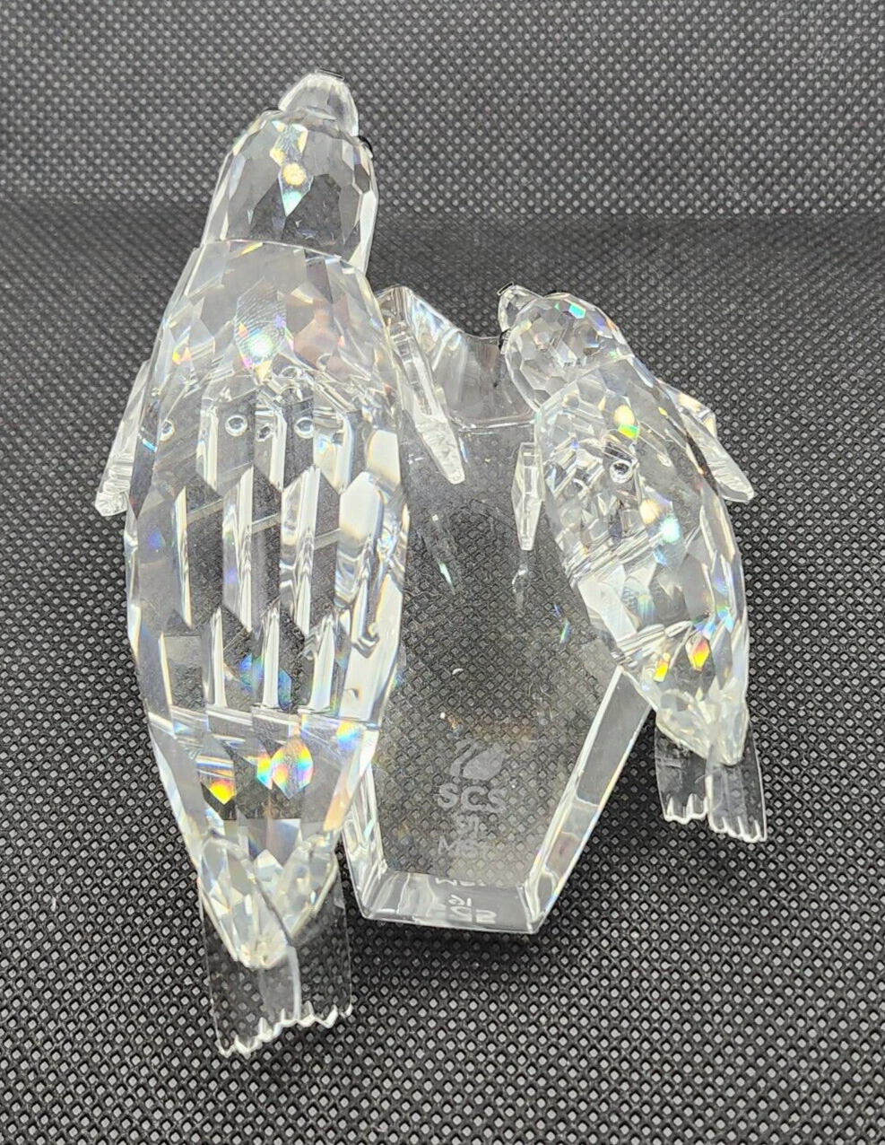 Swarovski Crystal SCS 1991 Annual Edition "The Seals" Figurine in Box w/ COA image 4