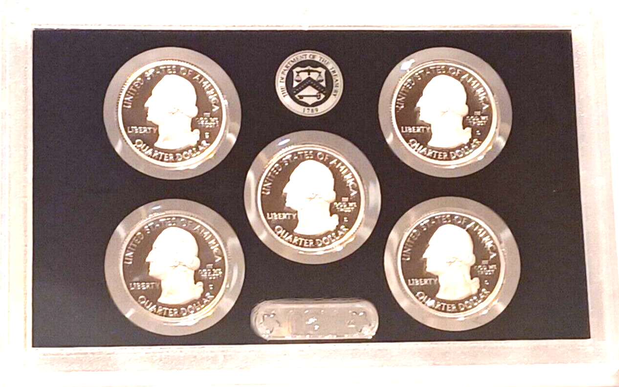 2019 S US Mint Silver Proof Set - 11 Coins COA Original Box image 4