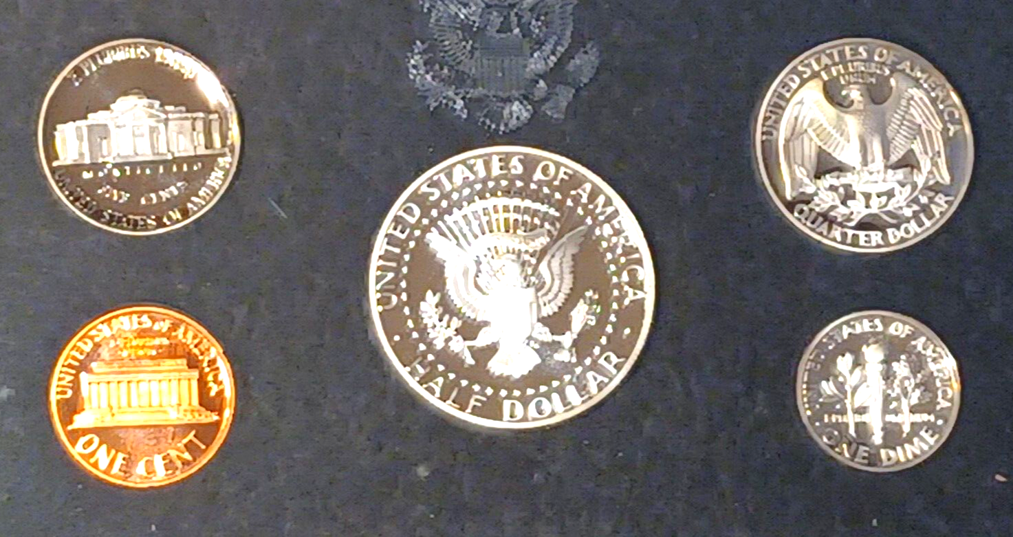 1997 U.S. Mint SILVER PROOF Set in Original Plastic Case & Box image 4