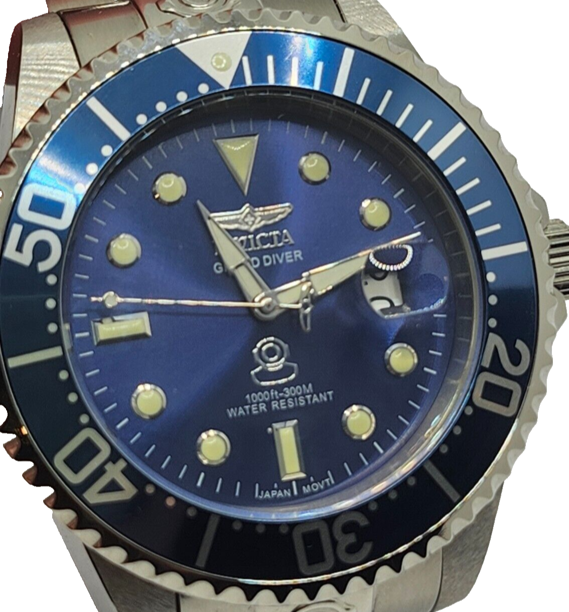 Invicta Grand Diver Automatic 300M Men's Watch Model #13859 ~ Blue image 1
