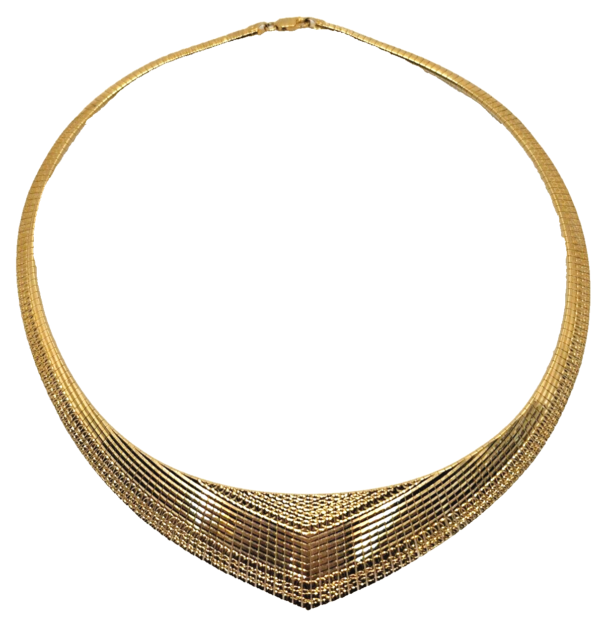 HSN Bellezza 18K Goldtone Diamond-Cut Cleopatra Choker Necklace image 1