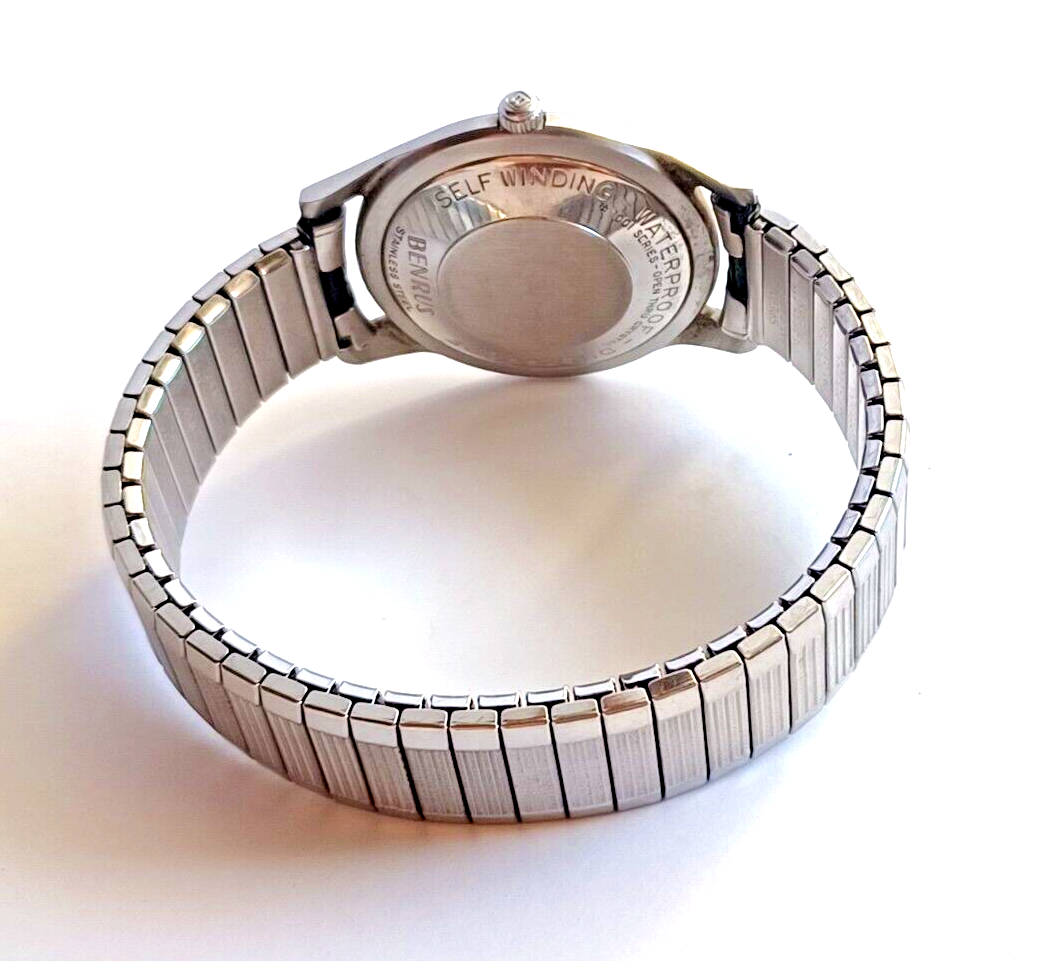 Vintage Benrus 3 Star Self-Winding Series #7001 Mens Watch ~ Works Great image 5