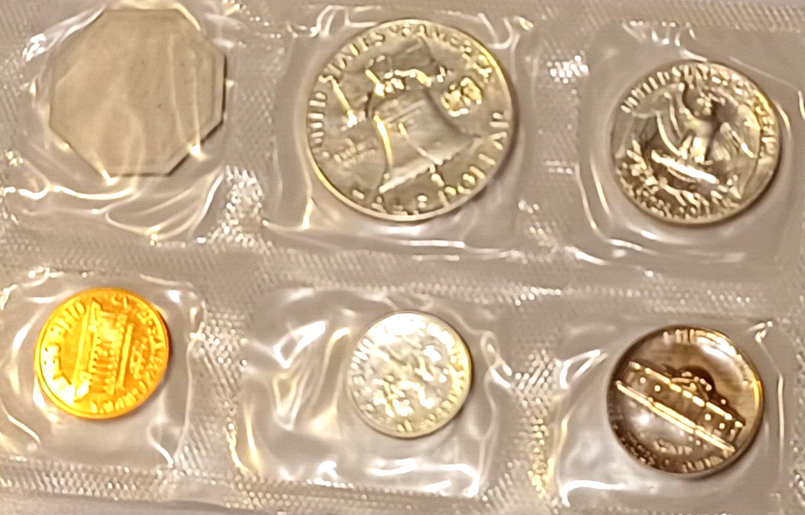 1959 U.S. Mint SILVER PROOF Set in Original Envelope image 5