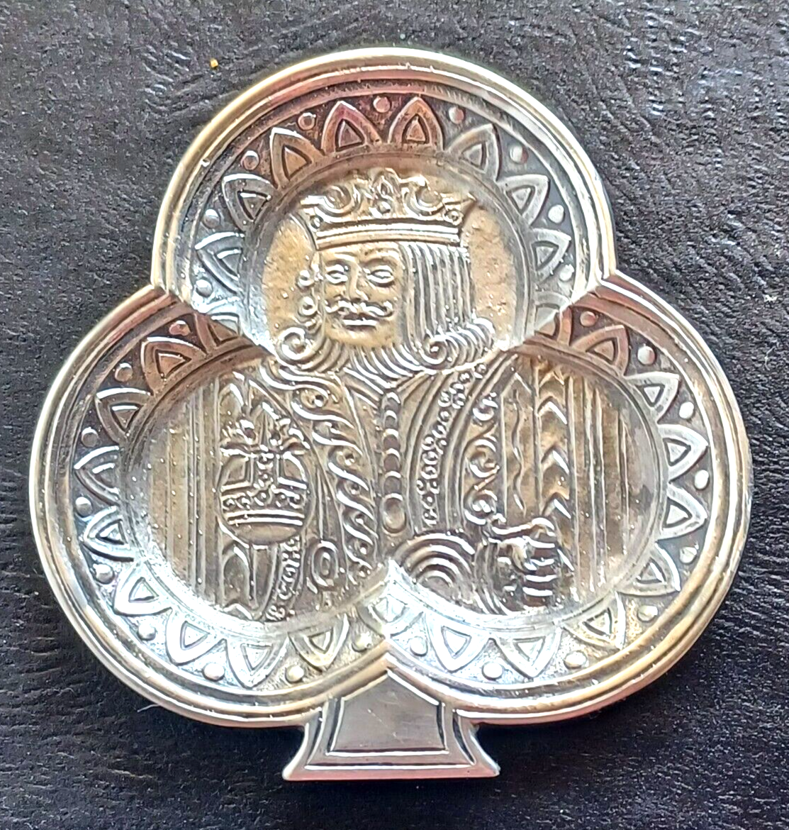 Extremely Rare!, Tiffany & Co, Sterling Silver Royal Flush Poker Coasters, Trays image 6